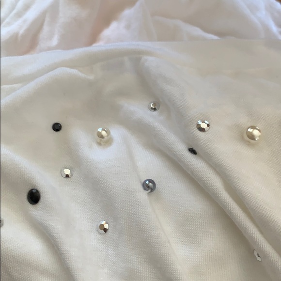 Short Sleeve Pearl accents-74-404 - Picture 2 of 2